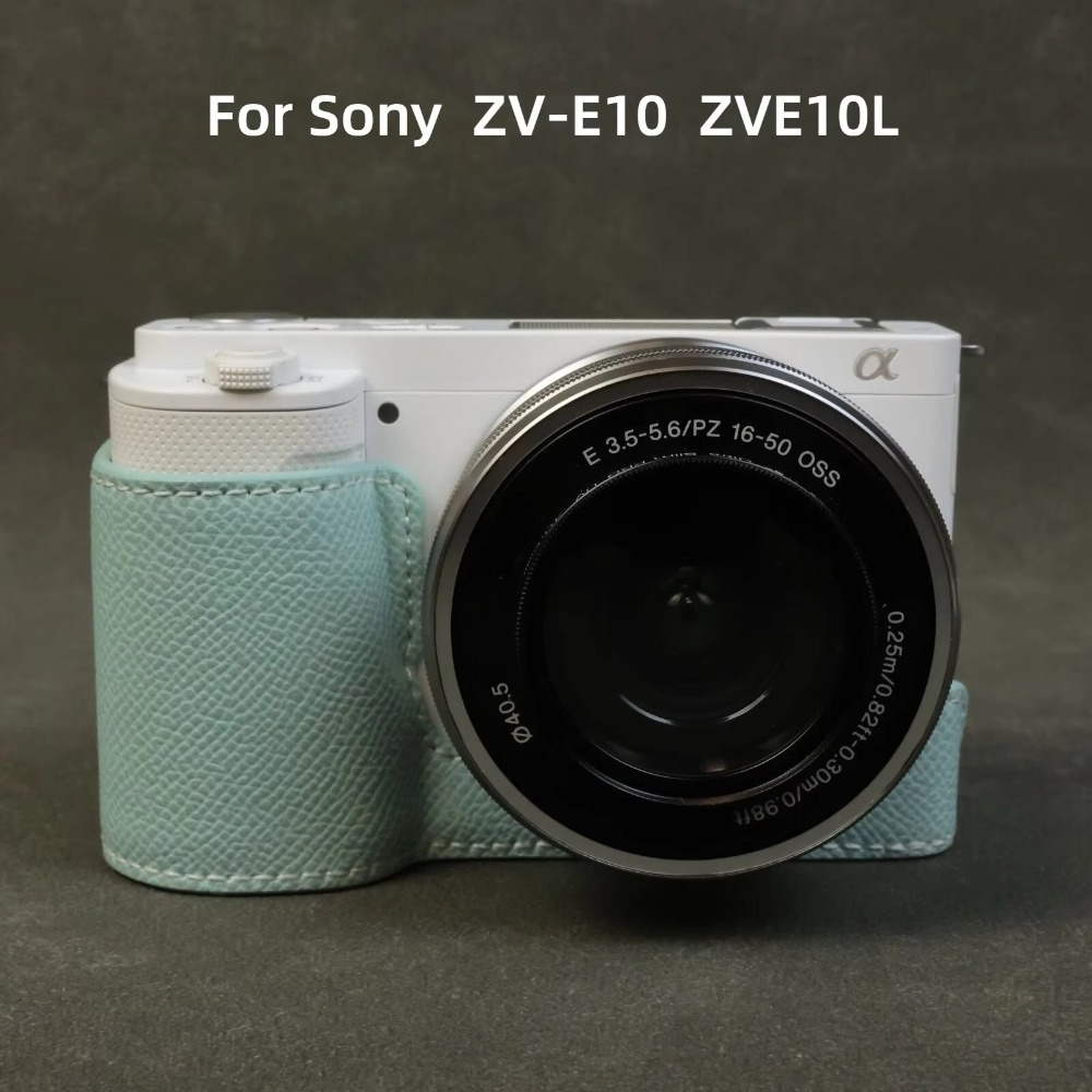 Funda protectora de cuero para - Sony Camera Zv-E10 reseña y precio